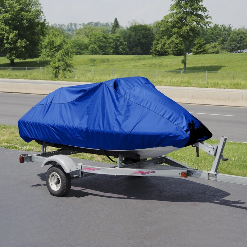 Budge BA-52 Jet Ski Cover Fits Jet Skis 116" to 135" Long, Blue - Image 2